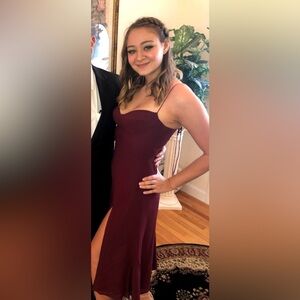 Burgundy Reformation Dress